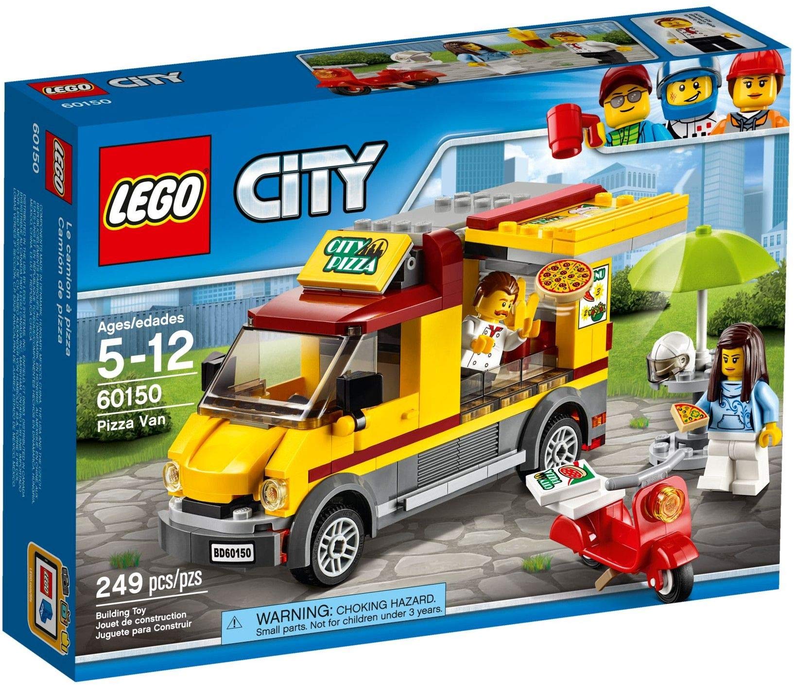 

LEGO City Pizza Shop Truck 60150 Building Blocks Toy for Boys