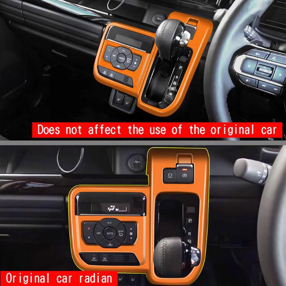 For Suzuki Spacia Custom 2024 RHD Center Control Panel Decorative Sticker X Sequined Decorative Stickers Car Styling Accessories