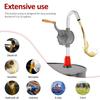 Manual Fuel Diesel Pump Oil Diesel Barrel Pump 32mm Oil Outlet Pipe Adjustable Drum Pump Outdoor Car Gasoline Transfer Tools