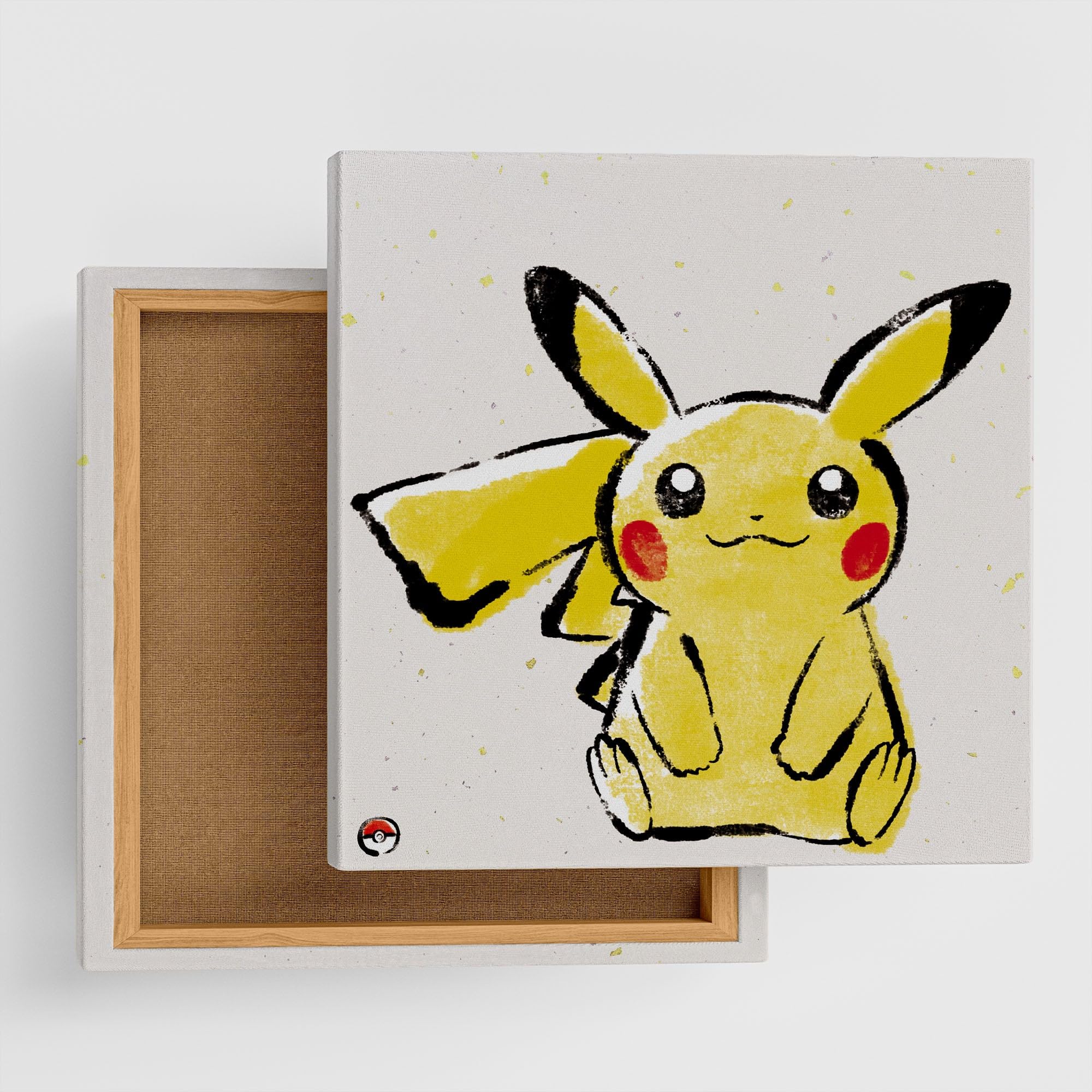 Pokemon Pikachu Canvas Panel 30cm x Medium [Art Deli] 30cm, Size, POKE-2407-01