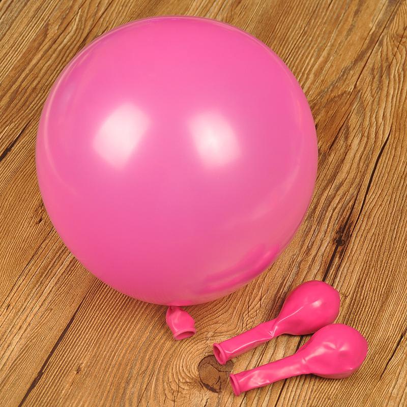 100Pcs 12 Inch Matte Latex Balloon Happy Birthday Party Decor Christmas Wedding & Engagement Anniversary Decoration Balloon