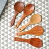 Fengmu Home Furnishing 20cm Wooden Rice Spoon - Customizable Logo Option Available