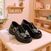 2025 Vintage Mary Jane Round-Toe Shoes for Girls