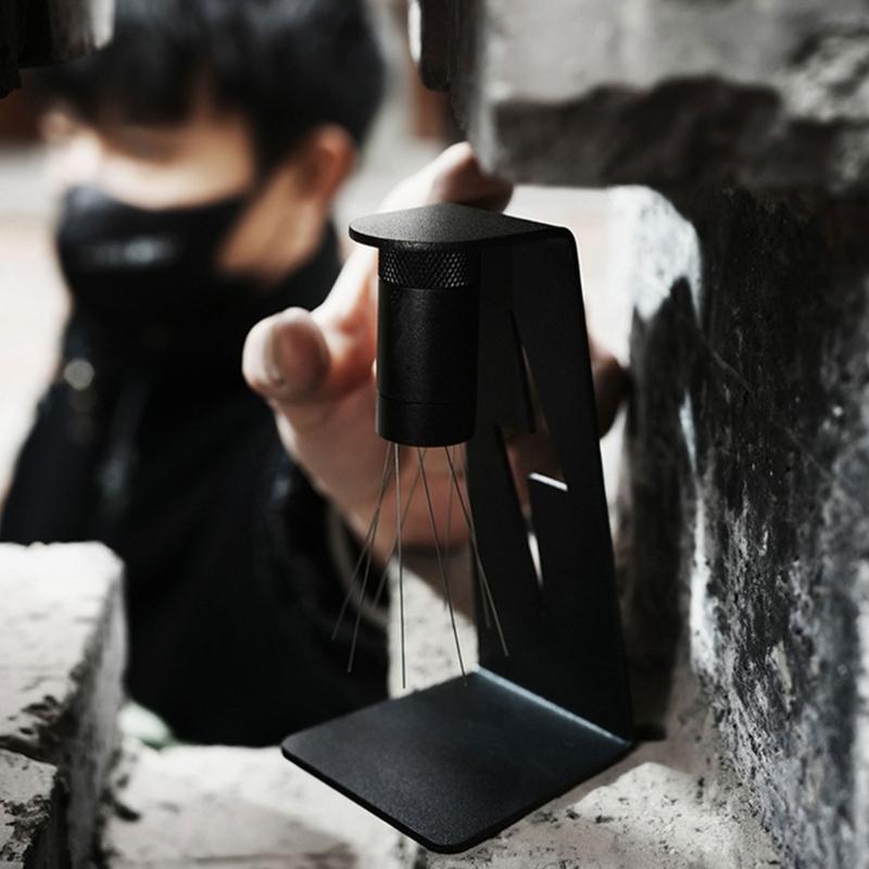 Espresso Distribution Tool Adjustable Range Coffee Stirrer Needle 0.4mm Magnetic Stand Storage Stirrer Needle