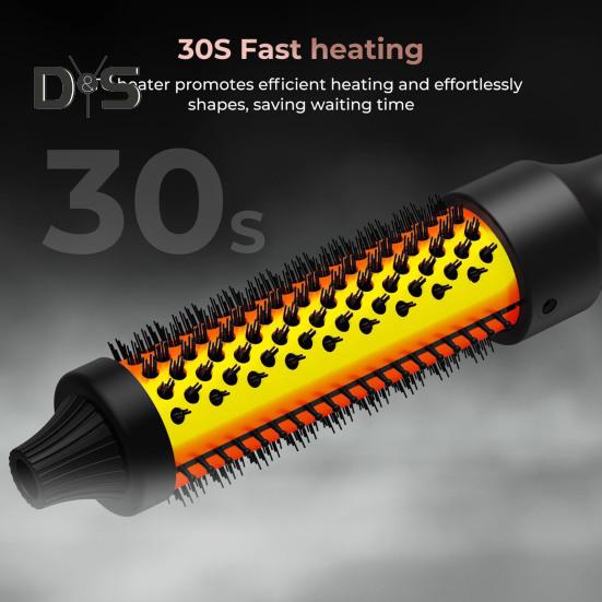 Przewodowa szczotka do loków Wielofunkcyjna szczotka termiczna Szybko nagrzewająca się okrągła szczotka z ujemnymi jonami Elektryczna prostownica do włosów Lokówka Narzędzia