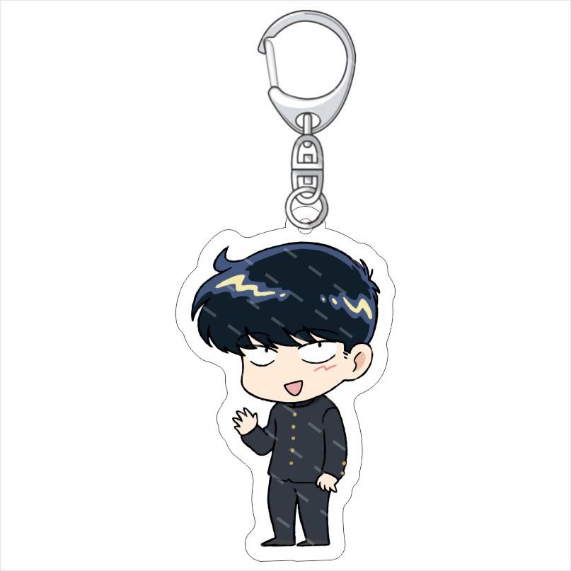 

6cm Cute Anime Ganbare! Nakamura-kun!! Acrylic Keychain Bag Backpack Pendant Couple Keychains Accessories to friends Gifts 6 cm