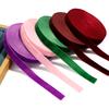 1 Roll Velvet Ribbons Single Face Flocking Webbing Decoration DIY Handmade Bow Hair Decoration Bouquet Package Sewing Clothing