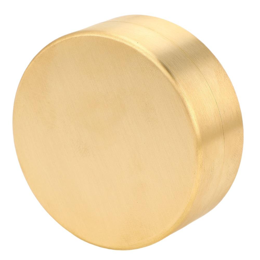 Durable S/M/L Brass Sealed Box Mini With Lid Water Proof Container Round Shape Dust Proof Container Pill Organization
