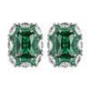 2025 New Jewelry Set Necklace Ring Earring Colorful Gemstone Elegant Fashionable Women's