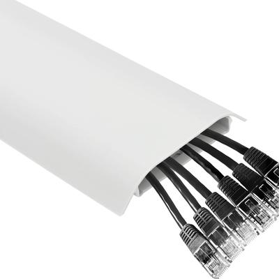 SENUN Wiring Cover Hidden Wires Wiring Mall Cable Cover Floor Mall Cord Cover Wiring Cord Hidden White Cable Storage Cover Cable Storage Cable