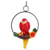 Creative Resin Parrot Hang On Tree Outdoor Garden Decoration Statue Animal Sculpture For Home Office Room Garden Decor Ornament