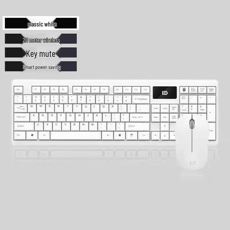 Fude Wireless Keyboard Mouse Combo