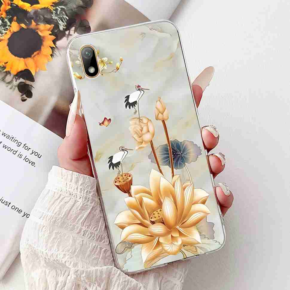 For Huawei Y5 2019 AMN-LX1 Case Colorful Butterfly Flowers Soft Silicone TPU Back Cover For Huawei Y5 Y5 AMN-LX2 AMN-LX3 Bumper