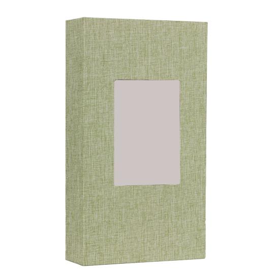 Photo Album 4x6 with 300 Pockets Linen Cover Picture Scrapbook with Front Window Slip-in Vertical Photo Book for Personalized Wedding Vacation Memory