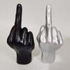 Resin Hand Gesture Statue Middle Finger Sculpture Home Decor Art Piece