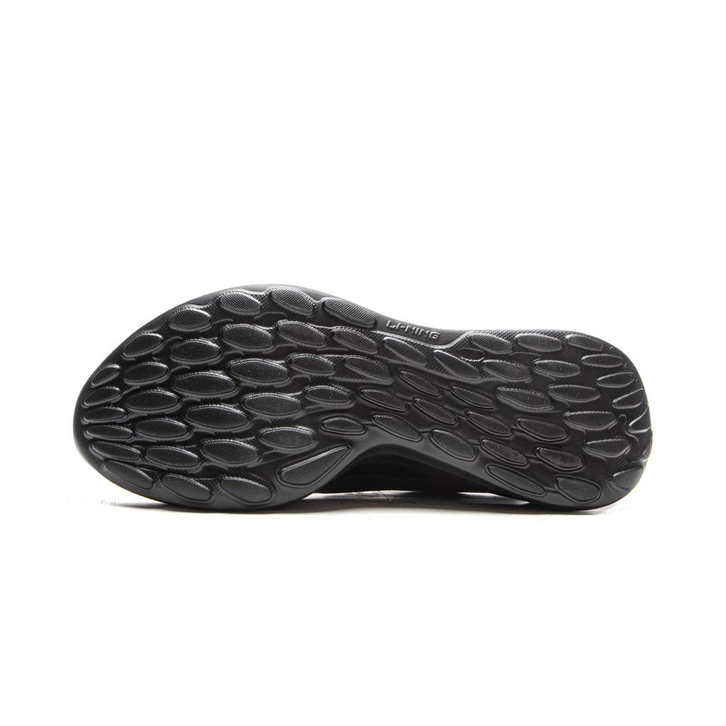 Li-Ning Comfortable Classic Versatile Shock Absorbing Breathable Low Top Casual Running Shoes Men Sneakers Black AGLV221-2