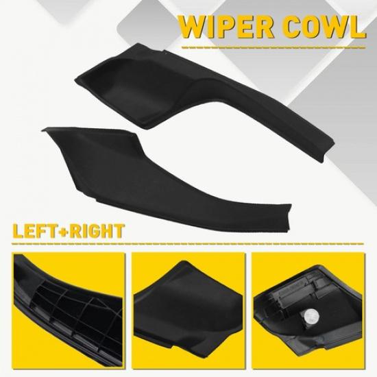 Pair Windshield Wiper Cowl Cover Trim Panels Fits Toyota Sienna