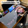 Large Mouse PadBillie Eilish Custom Name Text Personalized Desk Mat Non Slip Gaming Pad