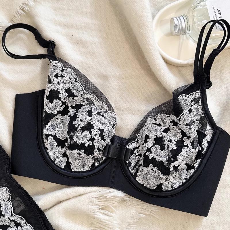 

Летний кружевной женский бюстгальтер на косточках с боковой поддержкой – Ультратонкий, мягкий и с защитой от провисания для более стройного силуэта 40/90 B-C