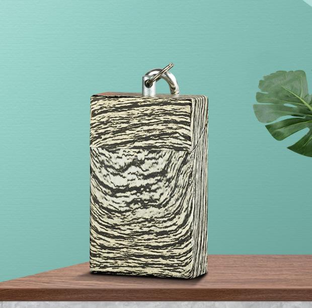 Portable Ashtray with Keychain Drawer Ash Holder Stainless Steel Cigarette Tray for Outdoor Car Travel Mini Ashtray Container