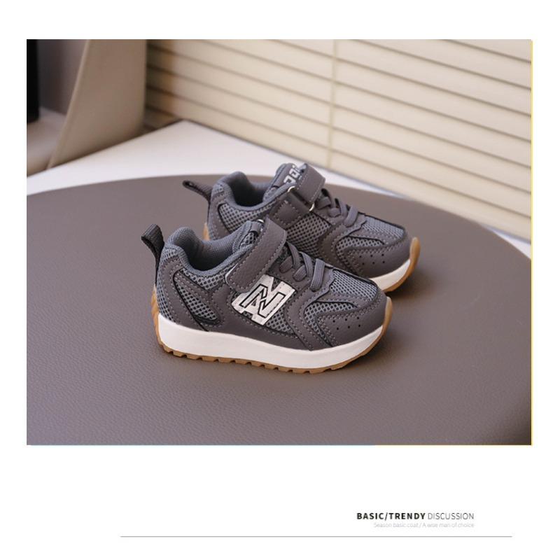 Double net autumn new boys Forrest Gump shoes mesh girls mesh shoes breathable soft sole casual trendy shoes dad shoes
