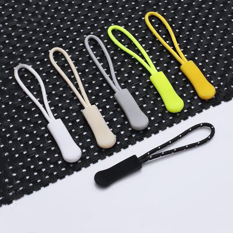 Available: Black Detachable Zipper Pull Lanyard with Silicone Rope.