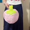 Multi-functional Cosmetic Bag Strawberry Shape Handheld Storage Bag Jewelry Miscellaneous Storage Cosmetic Pouch Women
