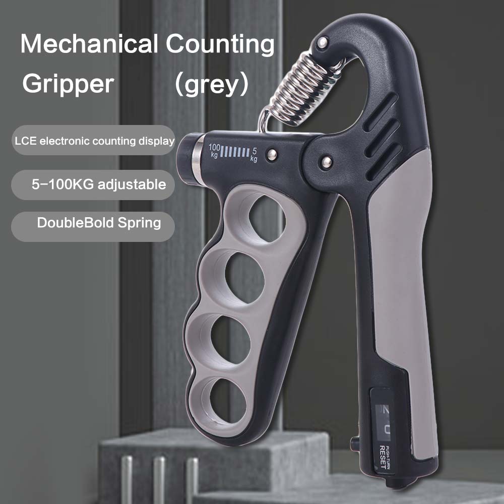 Spring Hand Grip Adjustable Hand Grip Ergonomic Design Heavy Gripper 5-100kg Hand Gripper  Strength