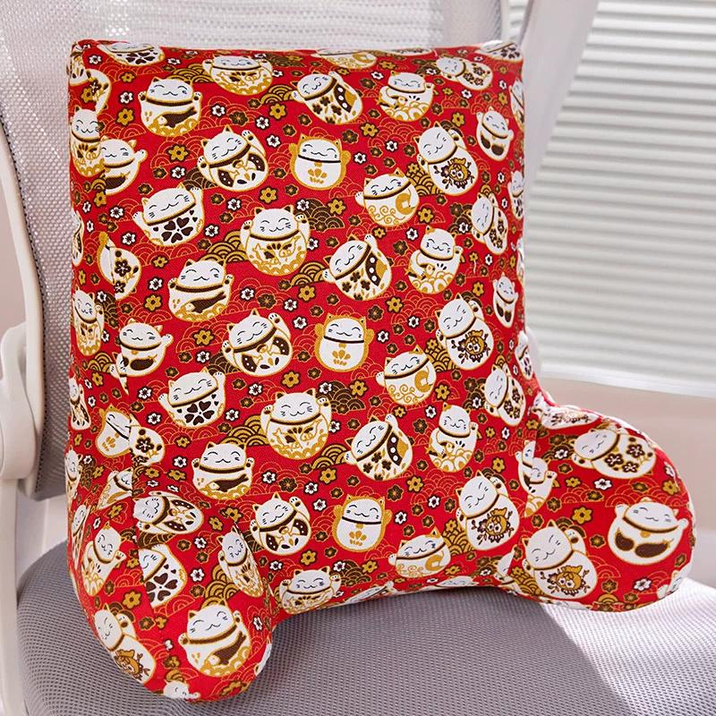 Nap Pillow Lumbar Support Cushion Reading Pillow Workstation Seat Cushion Independent Inner Core Double-layer Zipper Easy To Disassemble and Wash