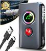 AUX Bluetooth Receiver Transmitter In AuTimHoo Aux Bluetooth Transmitter Low Latency Bluetooth Transmitter Receiver with Enhanced Microphone LCD