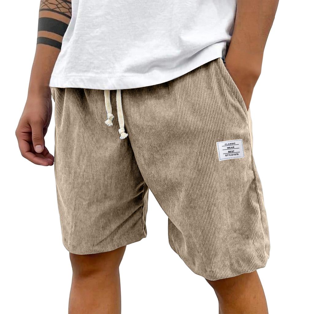 Men's Summer Casual Shorts Men's Fashion Sports Textured Shorts