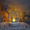 Mushroom House Candle Holder Molds Crafts Mould Love Tree Candlestick Silicone Moulds Castings Molds