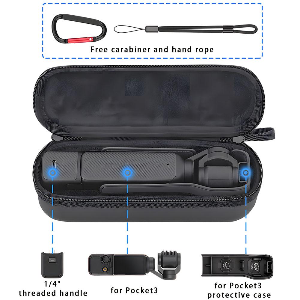 Carrying Case for Dji Osmo Pocket 3 Vlogging Camera Storage Bag Protection Handbag, Compatible DJI OSMO Pocket 3 Accessories