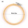 9 Styles Bamboo Frame Embroidery Hoop Ring Diy Embroidery Painting Cross Stitch Kit Round Bamboo Frame Sewing Tools Home Decor