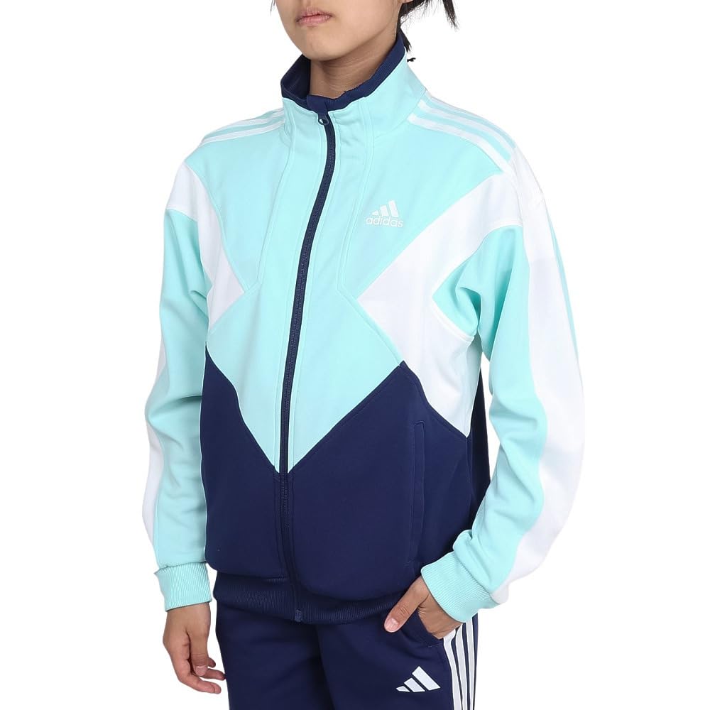 

adidas U MH CB 160 Разминочная куртка, Полу-вспышка аква/Темно-синий/Белый, мятный