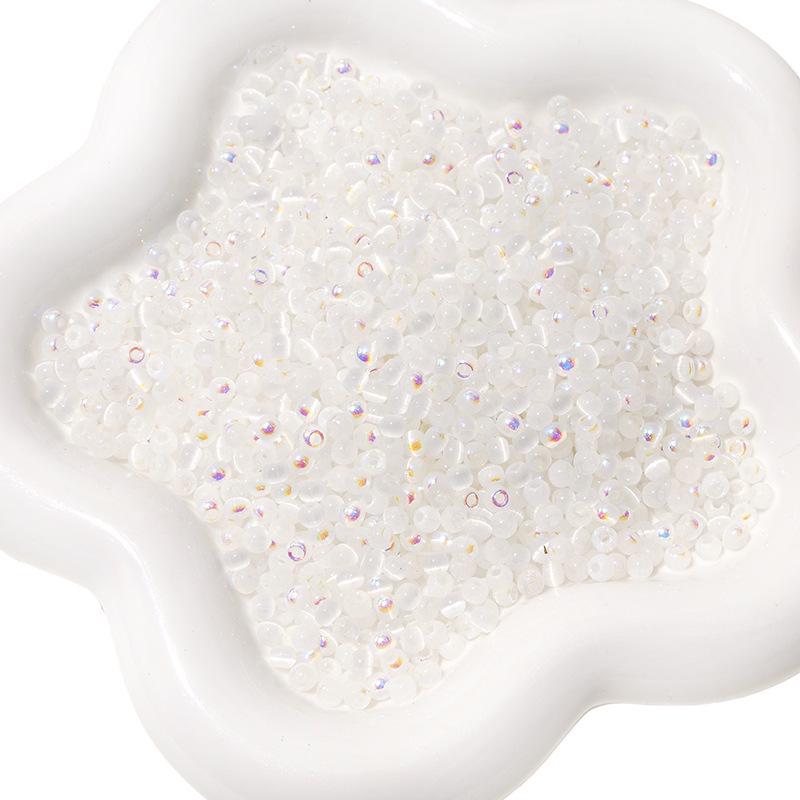 10g Aurora Cat Eye Glass Seed Beads: High-Quality DIY Beading Accessories for Handmade Bracelets