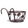 Hanging Flower Pot Rack Outdoor Plant Stand Railings Planter Containers Over The Rail Flower Pot Holder for Patio Garden Balcony