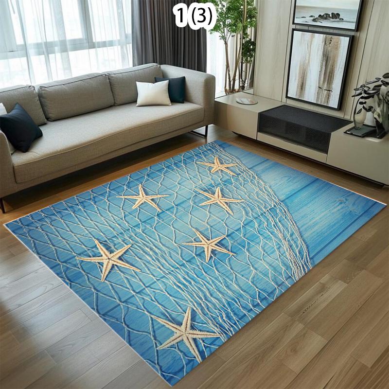 

Living Room, Bedroom, Carpet, Beach, Ocean Style 2D Printed Carpet Floor Mat Living Room Decoration Area Rug Bedroom Decoration 50cm x 80cm
