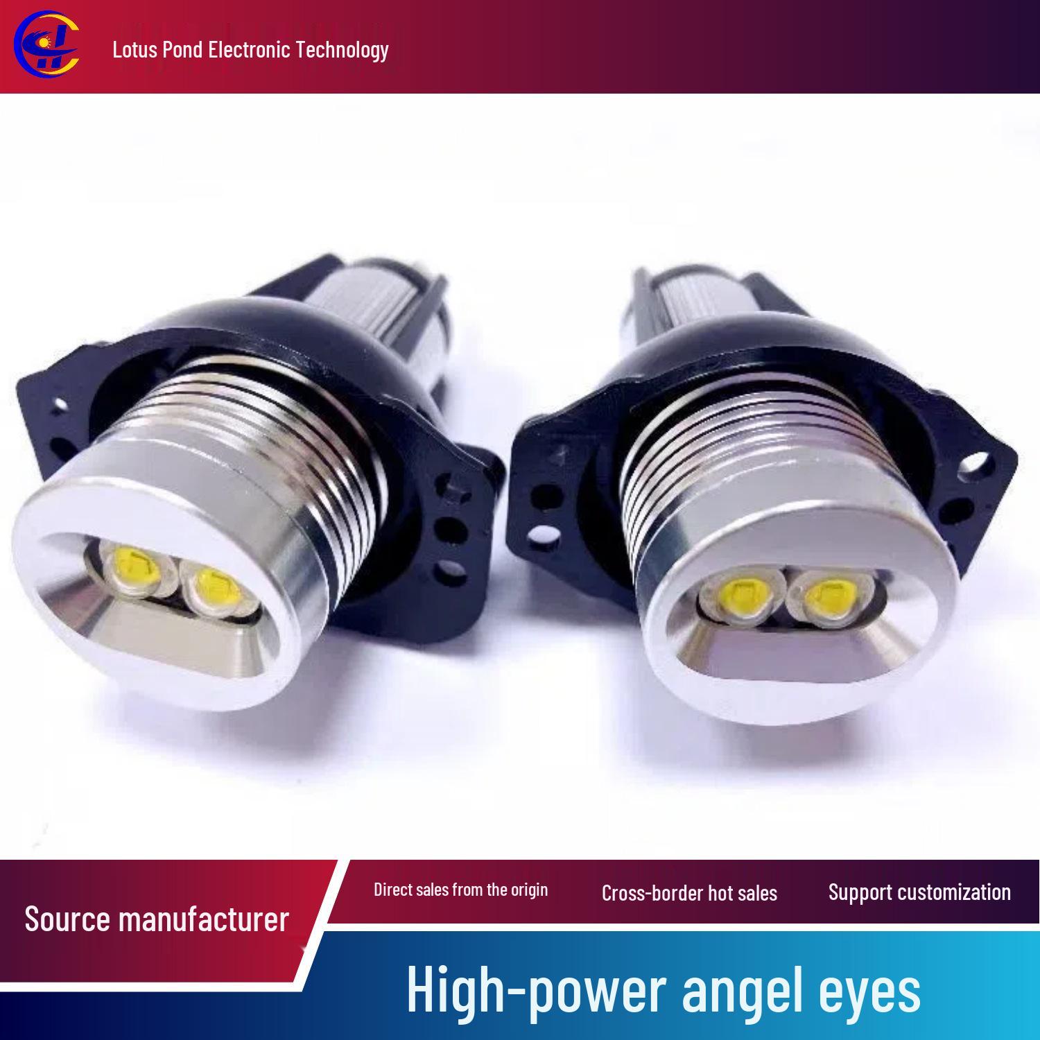 E9010W Светодиодные ангельские глазки высокой мощности, оригинальные фары автомобиля