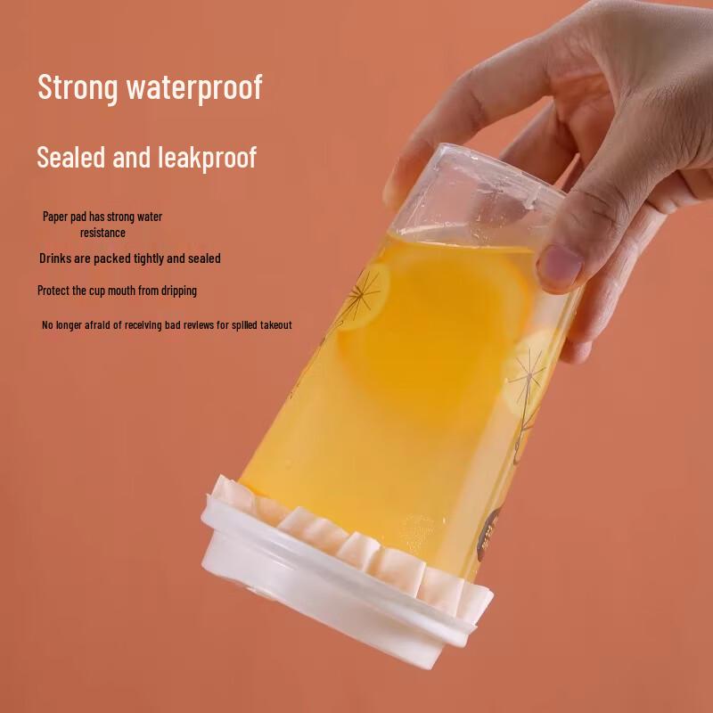 Disposable Milk Tea Cup Leak-Proof Sealing Paper