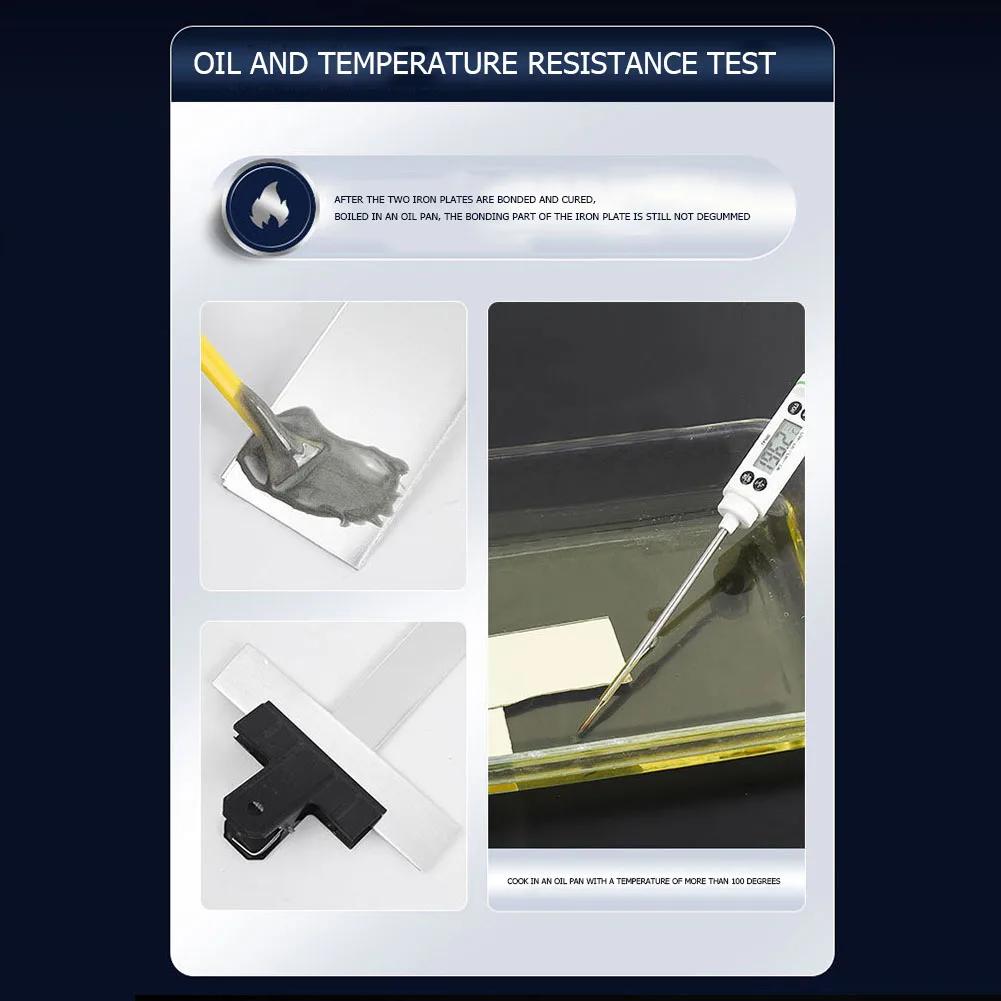 2pcs Strong Metal Repair Glue Heat Resistance AB Glue Industrial Cold Welding Glue Magic Plastic Repair Agent Waterproof Sealant