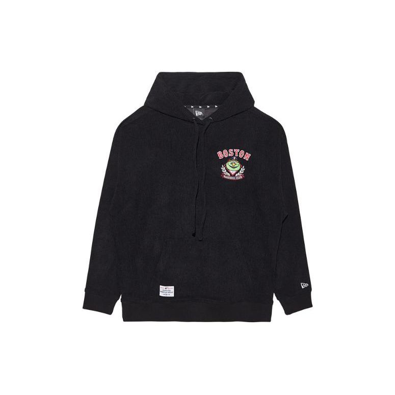 New Era Pullover Letter Brand Logo Embroidered Sweatshirt Unisex sweatshirt Black 13488925
