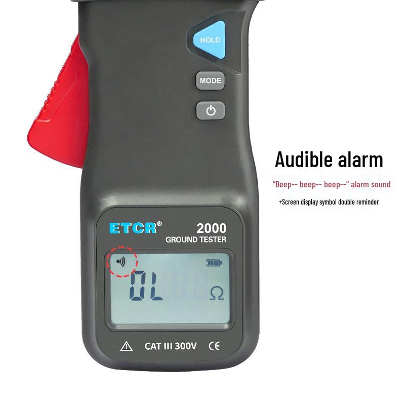 ETCR2000 Clamp-on Ground Resistance Tester (CN version)