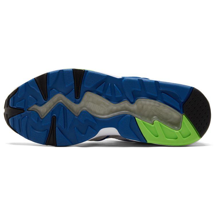Puma Blaze of Glory Reverse Classics - Bílé unisex tenisky Černá Šnorchlově modrá 383532-02