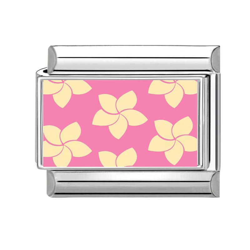 Y2k Colorful Charm Cat Star Dog Flower Eyes Butterfly Shell Italian Charm Links Fit 9mm Stainless Steel Bracelet DIY Making Gift
