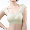 Sleeveless Shoulder Pad Bra Pad Chest Binding Wireless Push Up Bra Seamless Bra  Body Shaping