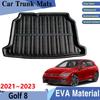 Car Trunk Mats For Volkswagen VW Golf 8 Accessories Hatchback    MK8 Auto Trunk Mat Trunk Rear Pads Car Accessories