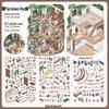 PaperMorePET Querformat Aufkleber: Cartoon-Miniaturhaus-Collage für Kinder