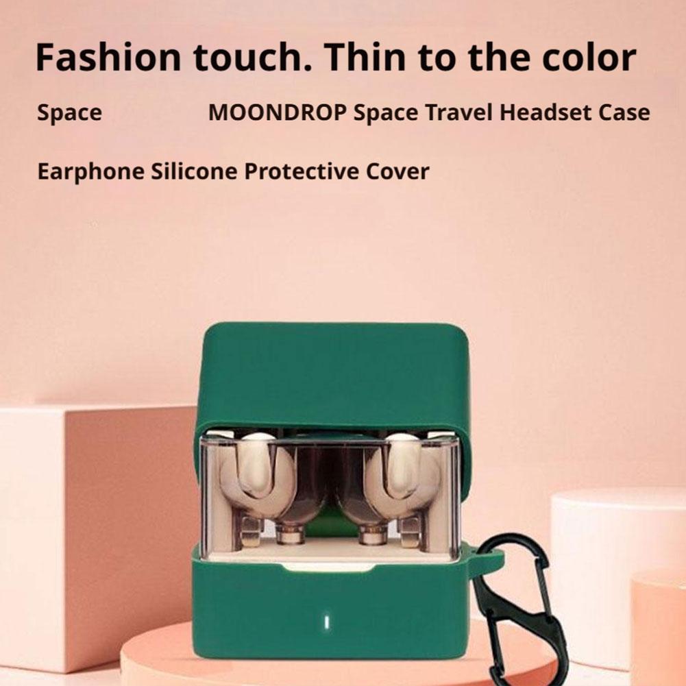 För MoonDrop Space Travel 2 Fodral Söt Snodd Hänge Silikon Mjukt Fodral MoonDrop Ultra Sonic Skyddsfodral Stöttåligt