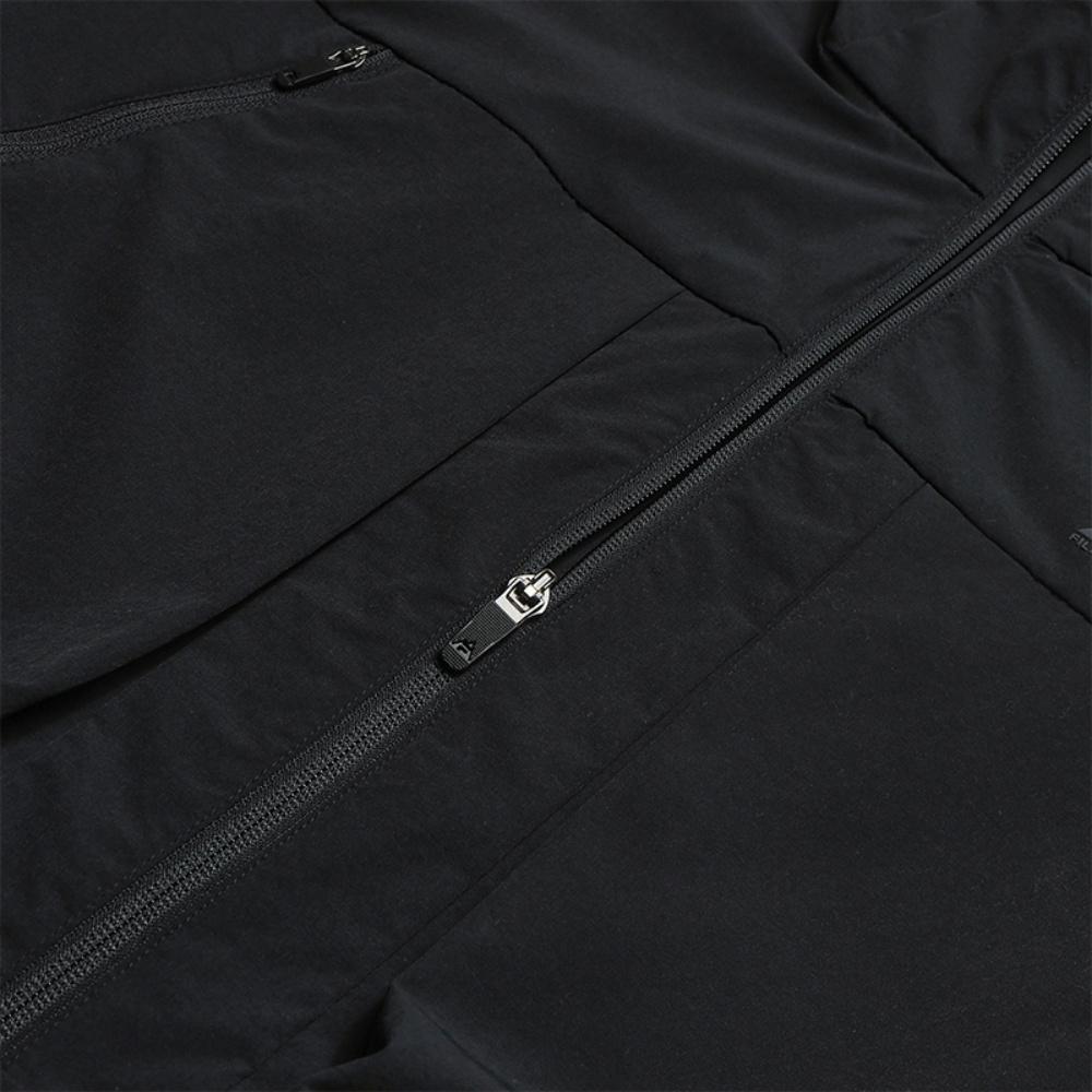 FILA Explore Fashionable Personality Trendy Minimalist Classic Sports Casual Outdoor Comfortable Versatile Loose Hooded Woven Jacket A11W627702FBK